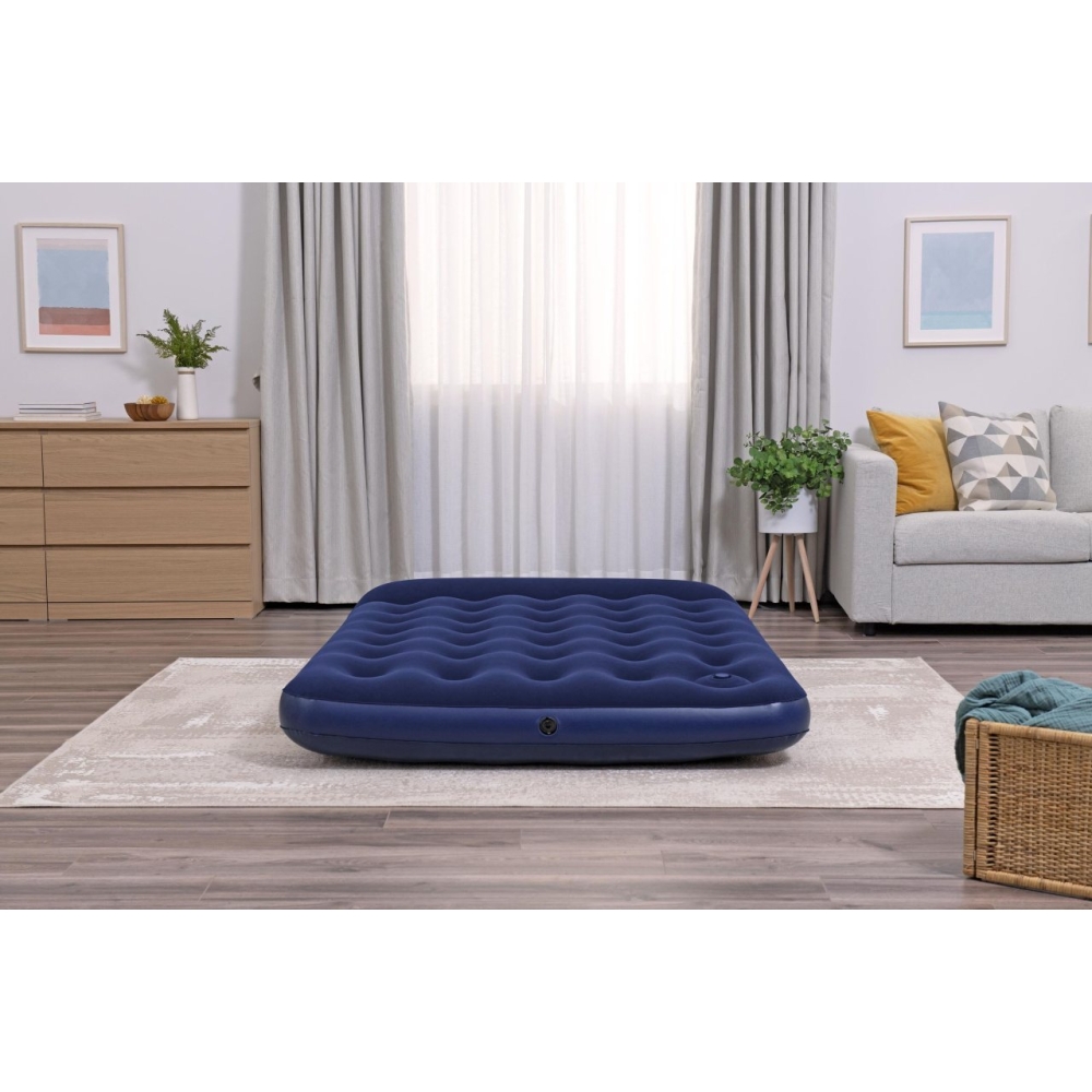 Veliūrinis čiužinys su pompa 191/137/28cm BESTWAY-Namai, laisvalaikis, turizmas, Pripučiami čiužiniai ir baldai-e-vaikas