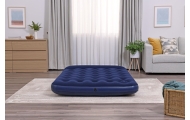 Veliūrinis čiužinys su pompa 191/137/28cm BESTWAY