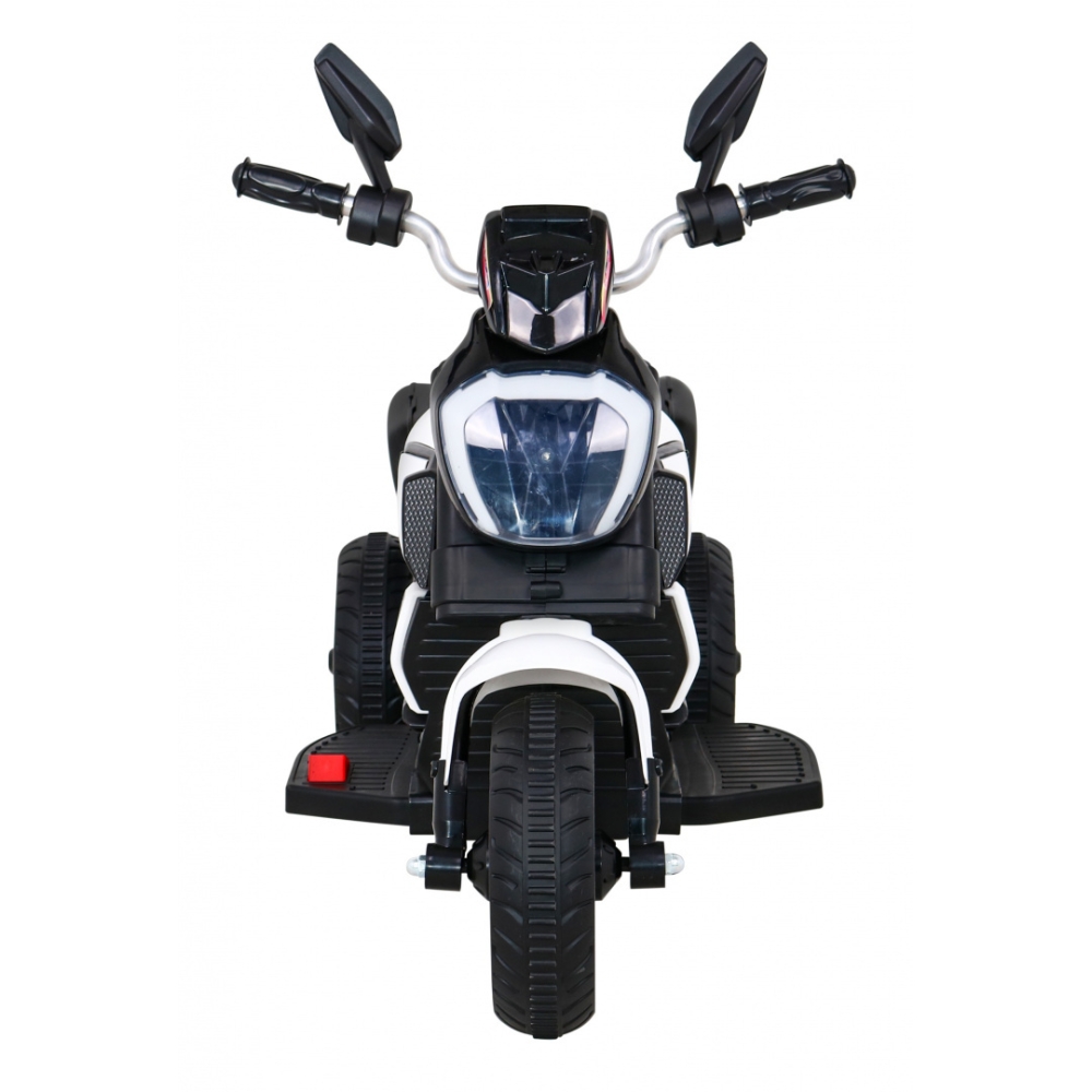 Elektrinis motociklas Fast Tourist, White-Elektromobiliai vaikams, Motociklai-e-vaikas