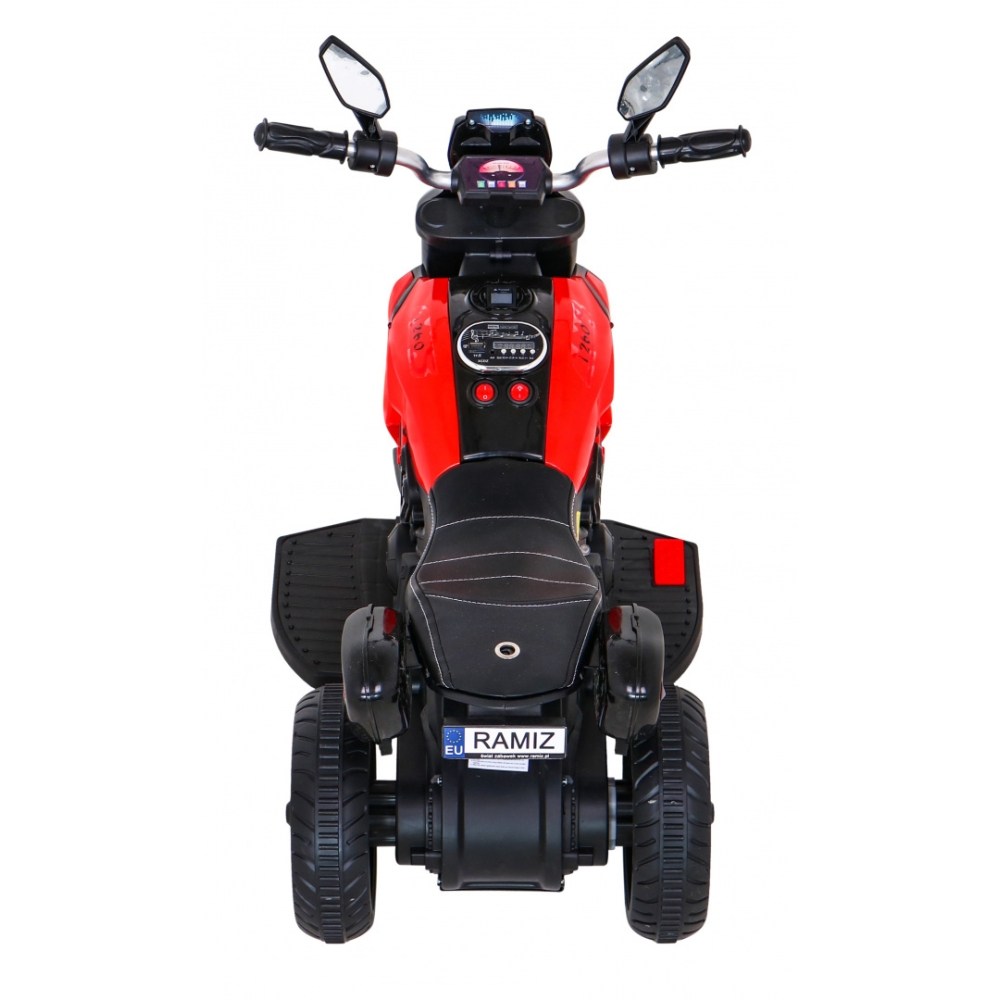 Elektrinis motociklas Fast Tourist, Red-Elektromobiliai vaikams, Motociklai-e-vaikas