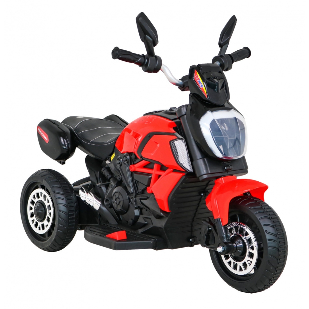 Elektrinis motociklas Fast Tourist, Red-Elektromobiliai vaikams, Motociklai-e-vaikas