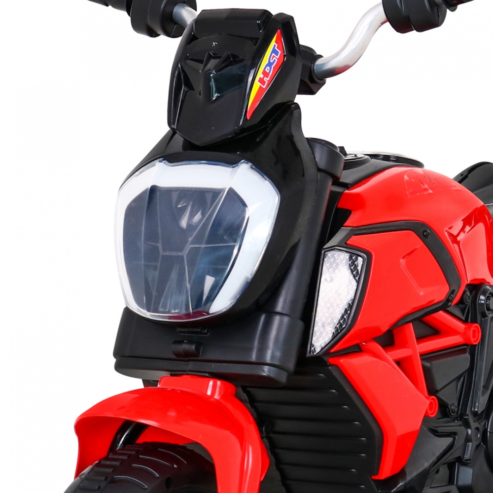Elektrinis motociklas Fast Tourist, Red-Elektromobiliai vaikams, Motociklai-e-vaikas