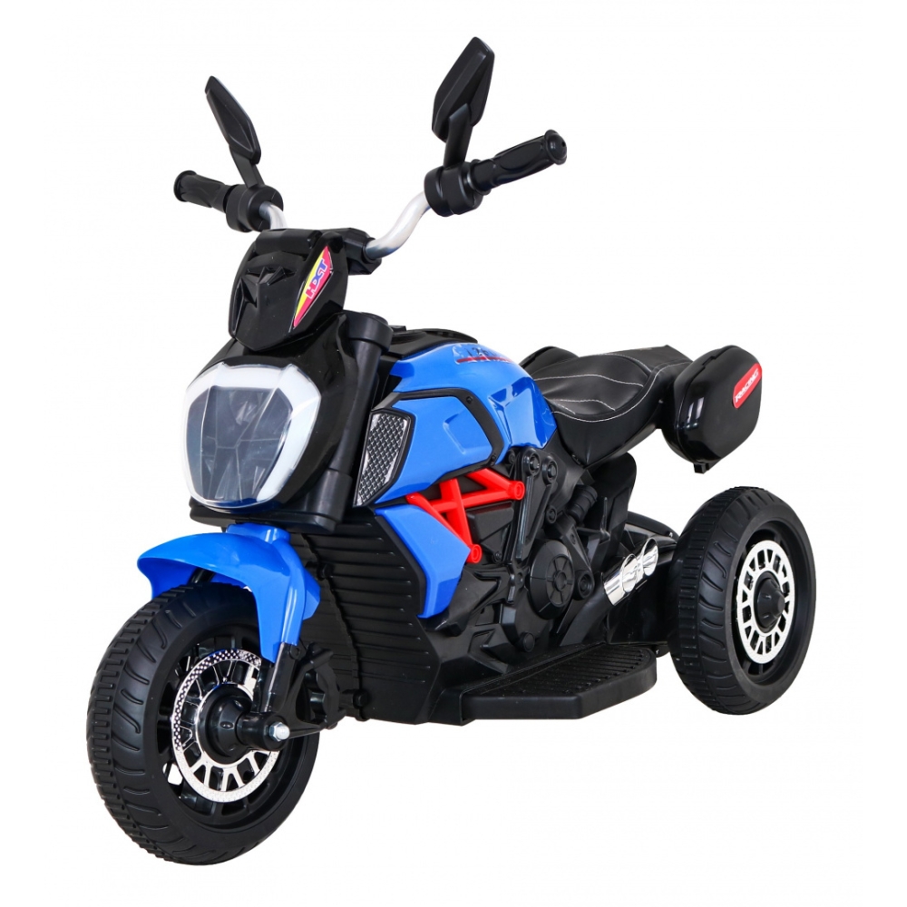Elektrinis motociklas Fast Tourist, Blue-Elektromobiliai vaikams, Motociklai-e-vaikas
