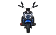 Motorek Fast Tourist na akumulator dla dzieci Niebieski + Audio + Światła + Ekoskóra