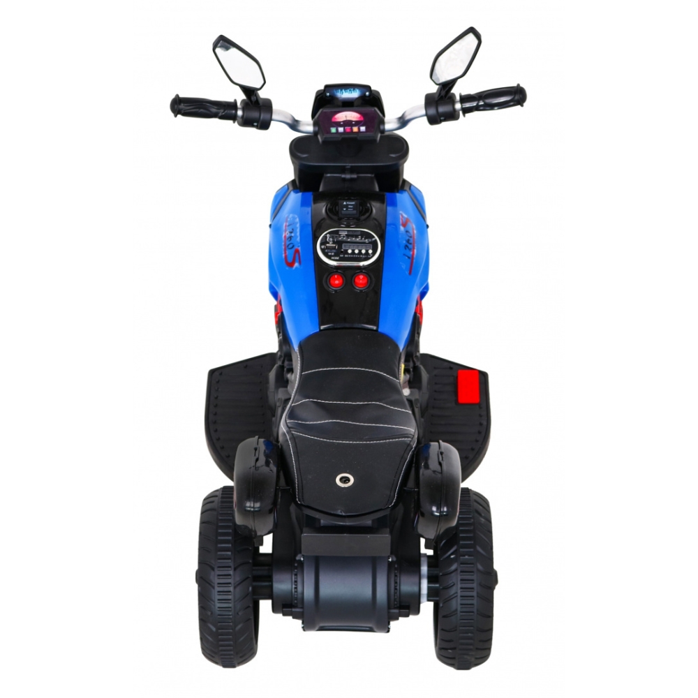 Elektrinis motociklas Fast Tourist, Blue-Elektromobiliai vaikams, Motociklai-e-vaikas