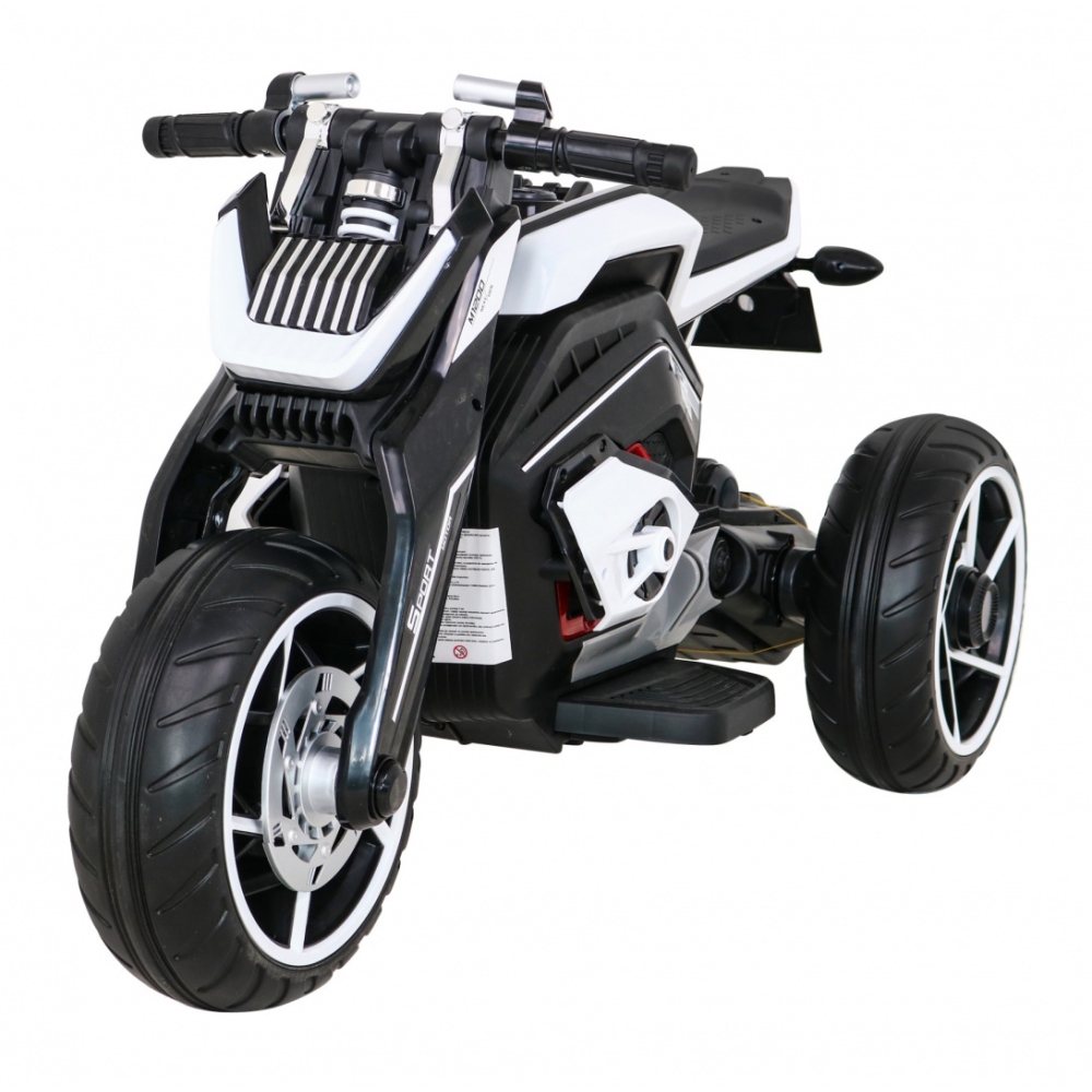 Elektrinis motociklas Motor Future, White-Elektromobiliai vaikams, Motociklai-e-vaikas