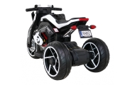 Motor Future na akumulator dla dzieci Biały + Panel audio + Wolny Start + Koła EVA