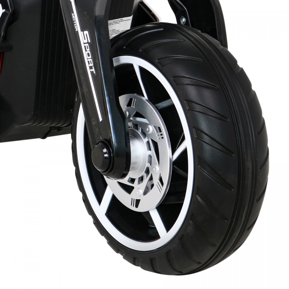 Elektrinis motociklas Motor Future, White-Elektromobiliai vaikams, Motociklai-e-vaikas