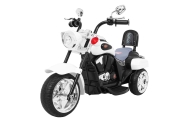 Motorek Chopper NightBike Biały