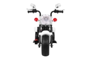 Elektrinis motociklas NightBike Chopperis, White-Elektromobiliai vaikams, Motociklai-e-vaikas