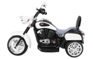 Motorek Chopper NightBike Biały