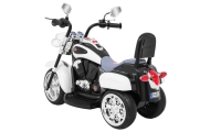 Motorek Chopper NightBike Biały