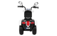 Elektrinis motociklas NightBike Chopperis, White-Elektromobiliai vaikams, Motociklai-e-vaikas
