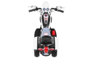 Elektrinis motociklas NightBike Chopperis, White-Elektromobiliai vaikams, Motociklai-e-vaikas