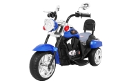 Elektrinis motociklas NightBike Chopperis, Blue-Elektromobiliai vaikams, Motociklai-e-vaikas