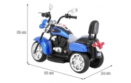 Motorek Chopper NightBike Niebieski