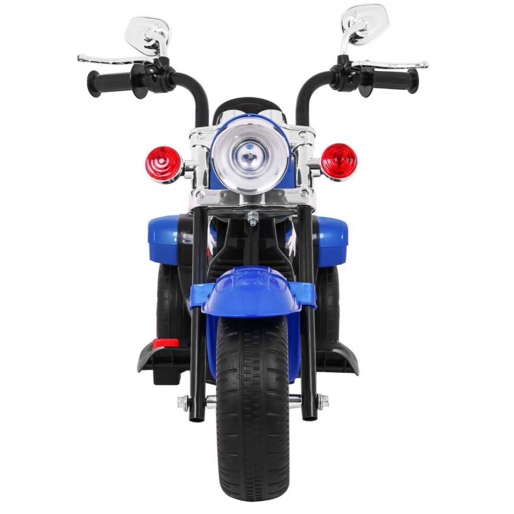 Elektrinis motociklas NightBike Chopperis, Blue-Elektromobiliai vaikams, Motociklai-e-vaikas