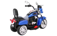 Elektrinis motociklas NightBike Chopperis, Blue-Elektromobiliai vaikams, Motociklai-e-vaikas