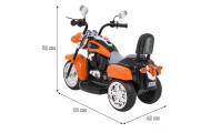 Motorek Chopper NightBike Pomarańczowy