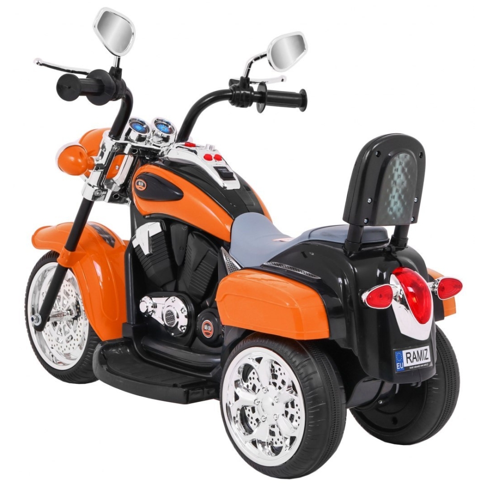 Motorek Chopper NightBike Pomarańczowy