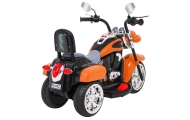 Elektrinis motociklas NightBike Chopperis, Orange-Elektromobiliai vaikams, Motociklai-e-vaikas