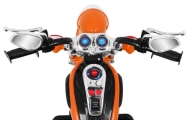 Elektrinis motociklas NightBike Chopperis, Orange-Elektromobiliai vaikams, Motociklai-e-vaikas