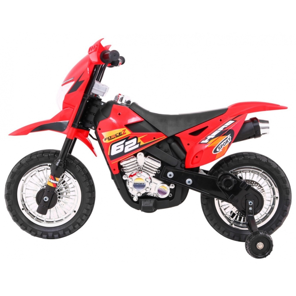 Elektrinis motociklas Cross bike, Red-Elektromobiliai vaikams, Motociklai-e-vaikas