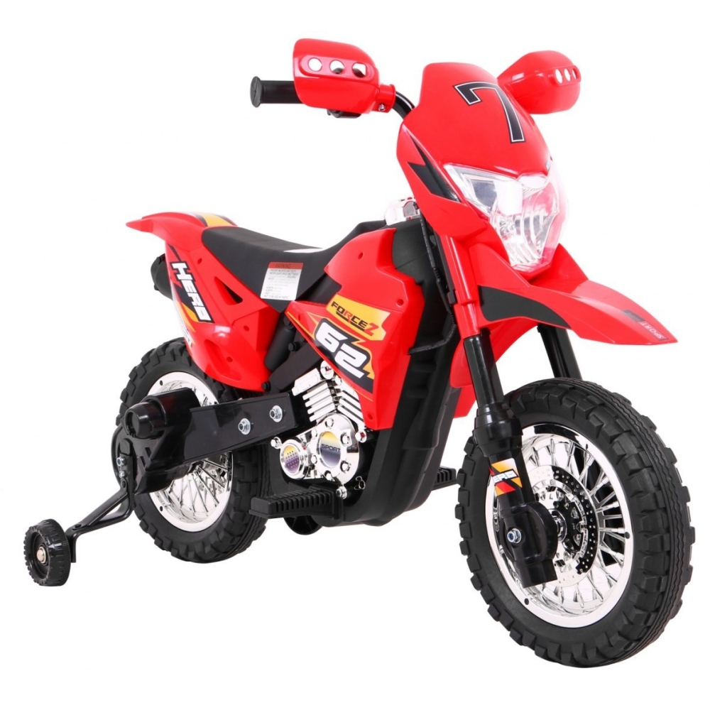 Elektrinis motociklas Cross bike, Red-Elektromobiliai vaikams, Motociklai-e-vaikas