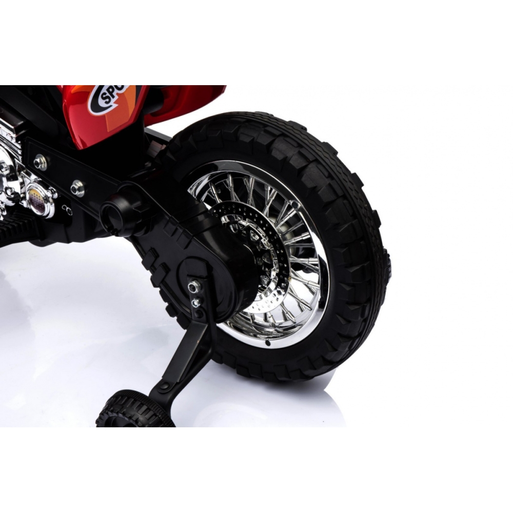 Elektrinis motociklas Cross bike, Red-Elektromobiliai vaikams, Motociklai-e-vaikas