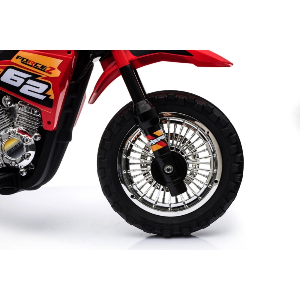 Elektrinis motociklas Cross bike, Red-Elektromobiliai vaikams, Motociklai-e-vaikas