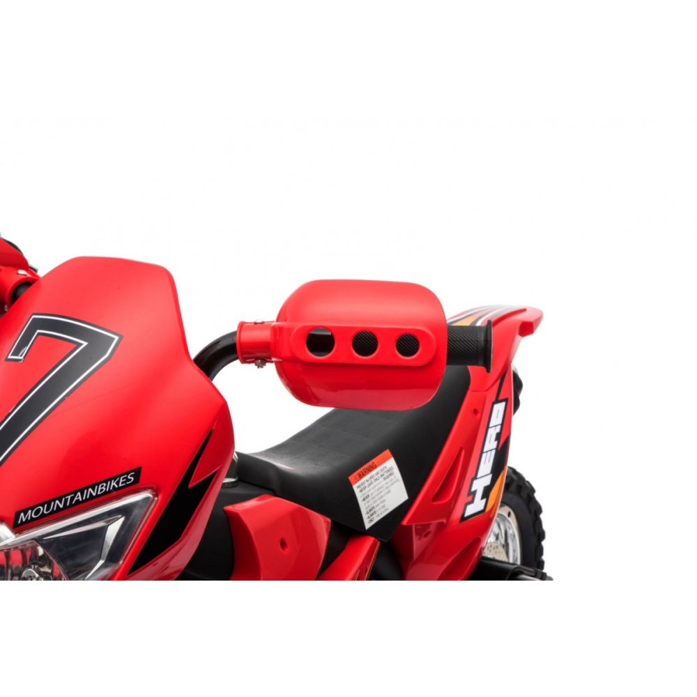 Elektrinis motociklas Cross bike, Red-Elektromobiliai vaikams, Motociklai-e-vaikas
