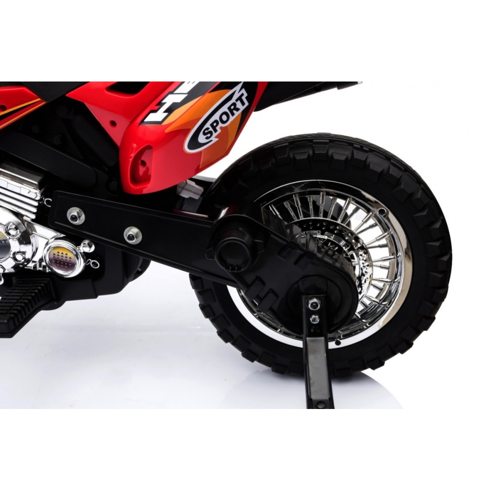 Elektrinis motociklas Cross bike, Red-Elektromobiliai vaikams, Motociklai-e-vaikas