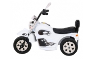 Elektrinis motociklas Hot Chopper, White-Elektromobiliai vaikams, Motociklai-e-vaikas