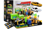 Myjnia samochodowa dla dzieci 3+ Samodzielny montaż + 2 Auta + Ruchome elementy