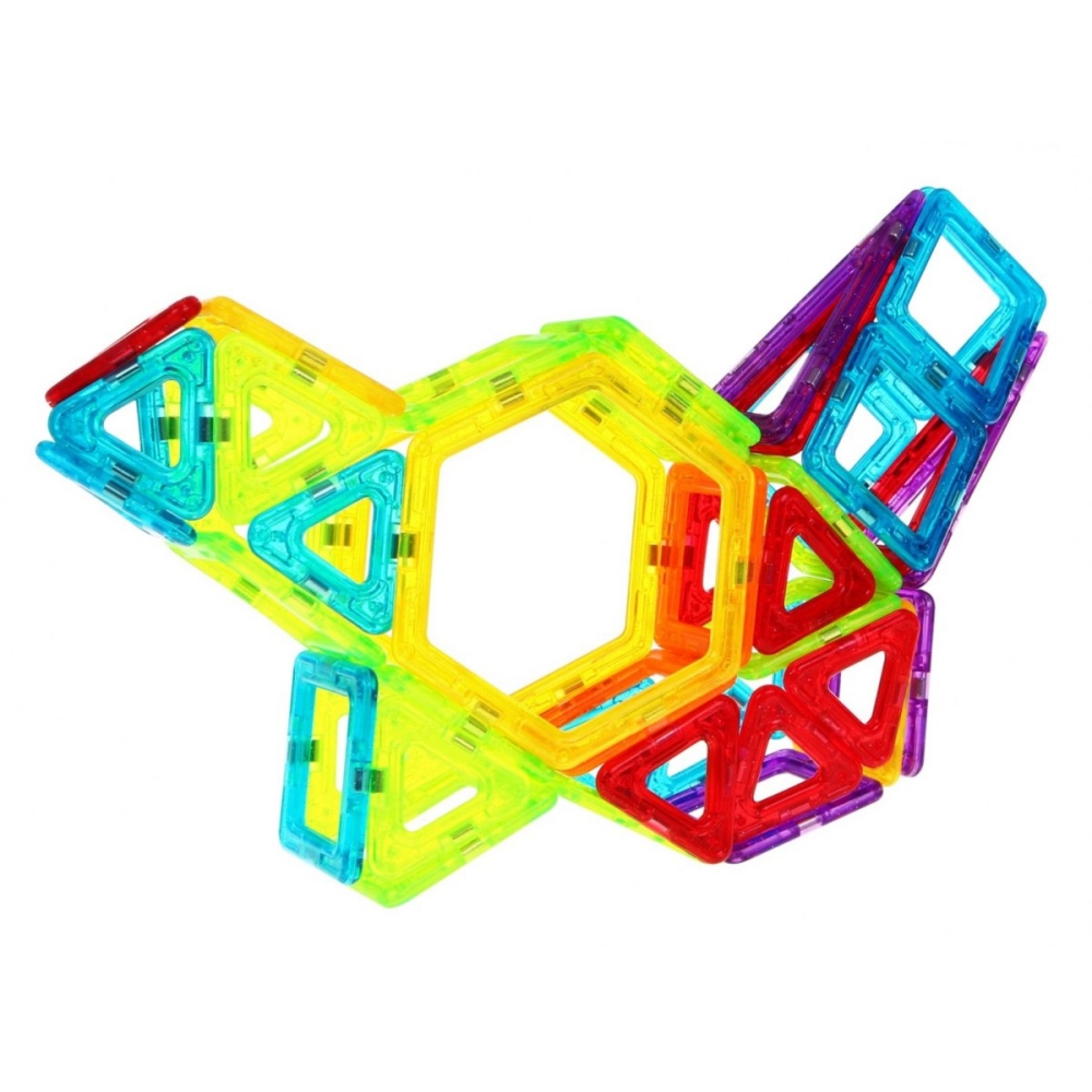 Magnetinis konstruktorius 128 el.-Žaislai, Konstruktoriai, Magnetiniai konstruktoriai-e-vaikas