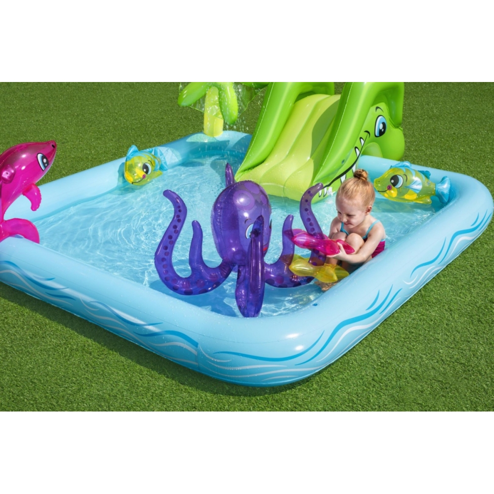 Pripučiama žaidimų aikštelė Akvariumas 239x206x86 cm Bestway 53052-Žaislai, Lauko žaislai, Baseinai, Pripučiami baseinai-e-vaika
