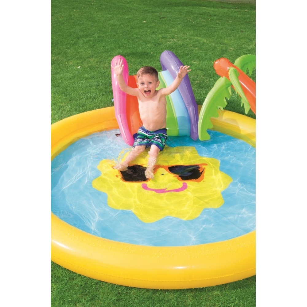 Salos žaidimų aikštelė 237 x 201 x 104 cm Bestway 53071-Žaislai, Lauko žaislai, Baseinai, Pripučiami baseinai-e-vaikas