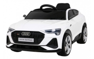 Elektromobilis Audi E-Tron Sportback 4x4, White-Elektromobiliai vaikams, Mašinos-e-vaikas