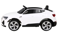 Elektromobilis Audi E-Tron Sportback 4x4, White-Elektromobiliai vaikams, Mašinos-e-vaikas