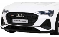 Elektromobilis Audi E-Tron Sportback 4x4, White-Elektromobiliai vaikams, Mašinos-e-vaikas