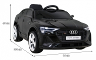 Elektromobilis Audi E-Tron Sportback 4x4, Black-Elektromobiliai vaikams, Mašinos-e-vaikas