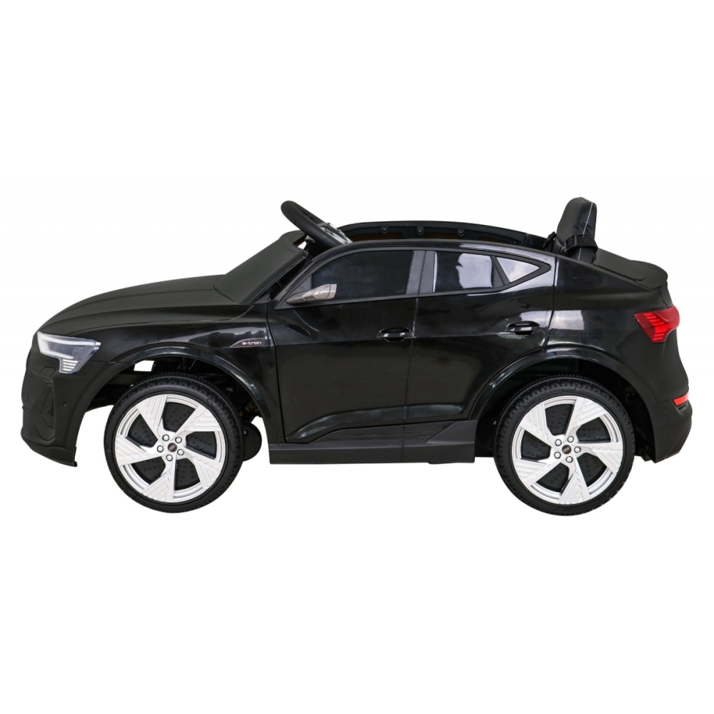 Audi E-Tron Sportback dla dzieci Czarny + Pilot + Napęd 4x4 + Wolny Start + Radio MP3 + LED
