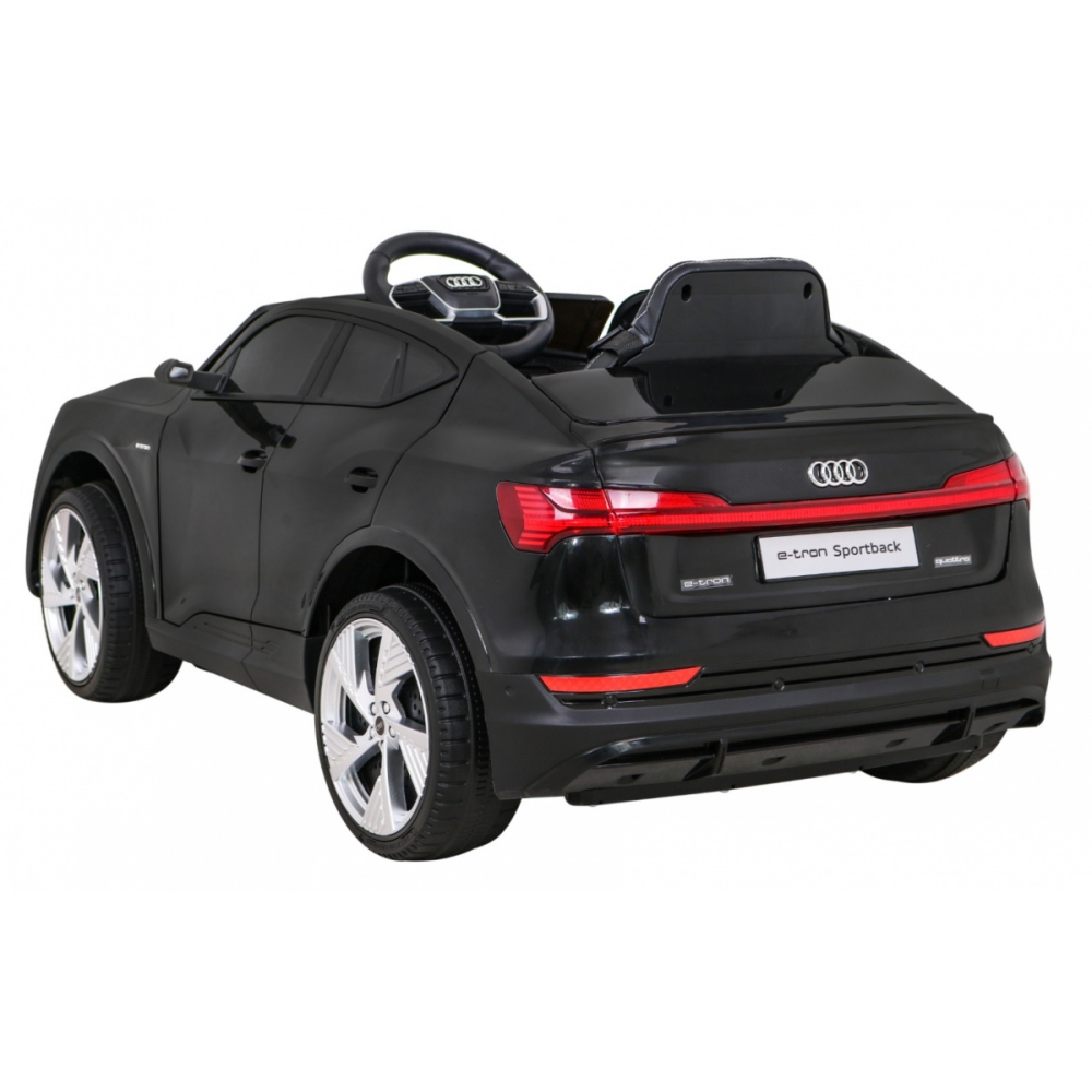 Elektromobilis Audi E-Tron Sportback 4x4, Black-Elektromobiliai vaikams, Mašinos-e-vaikas