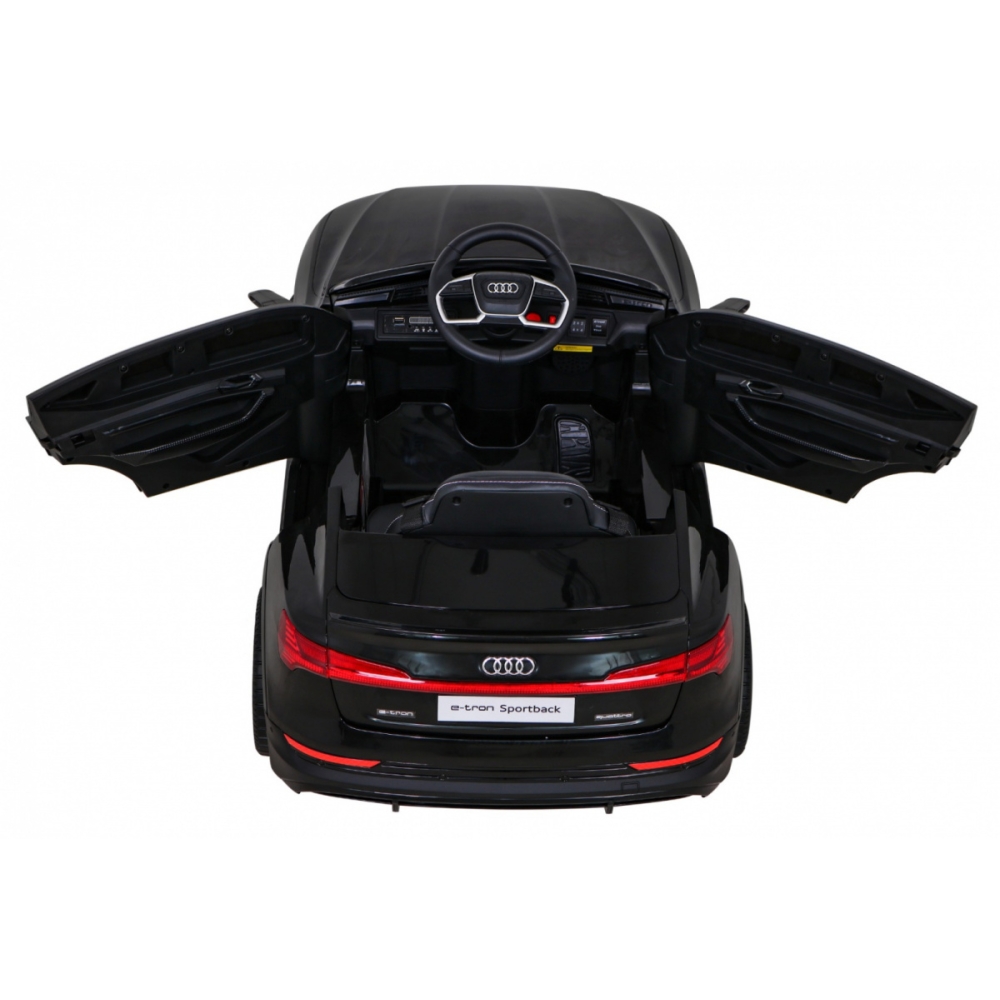 Elektromobilis Audi E-Tron Sportback 4x4, Black-Elektromobiliai vaikams, Mašinos-e-vaikas