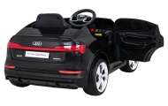 Audi E-Tron Sportback dla dzieci Czarny + Pilot + Napęd 4x4 + Wolny Start + Radio MP3 + LED