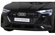 Audi E-Tron Sportback dla dzieci Czarny + Pilot + Napęd 4x4 + Wolny Start + Radio MP3 + LED
