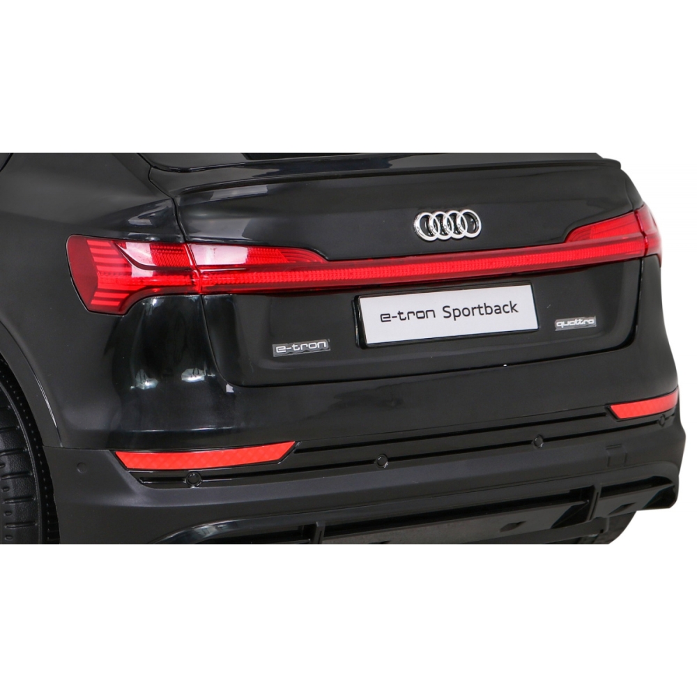 Elektromobilis Audi E-Tron Sportback 4x4, Black-Elektromobiliai vaikams, Mašinos-e-vaikas