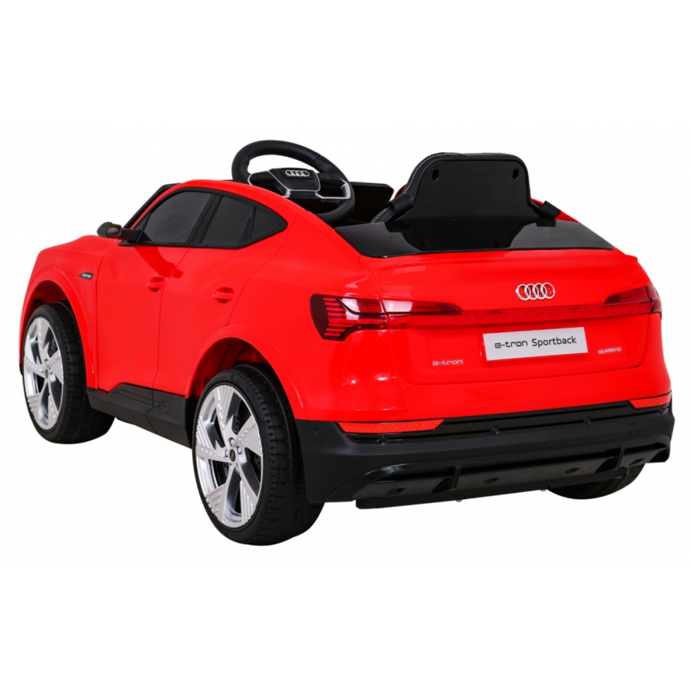 Elektromobilis Audi E-Tron Sportback 4x4, Red-Elektromobiliai vaikams, Mašinos-e-vaikas