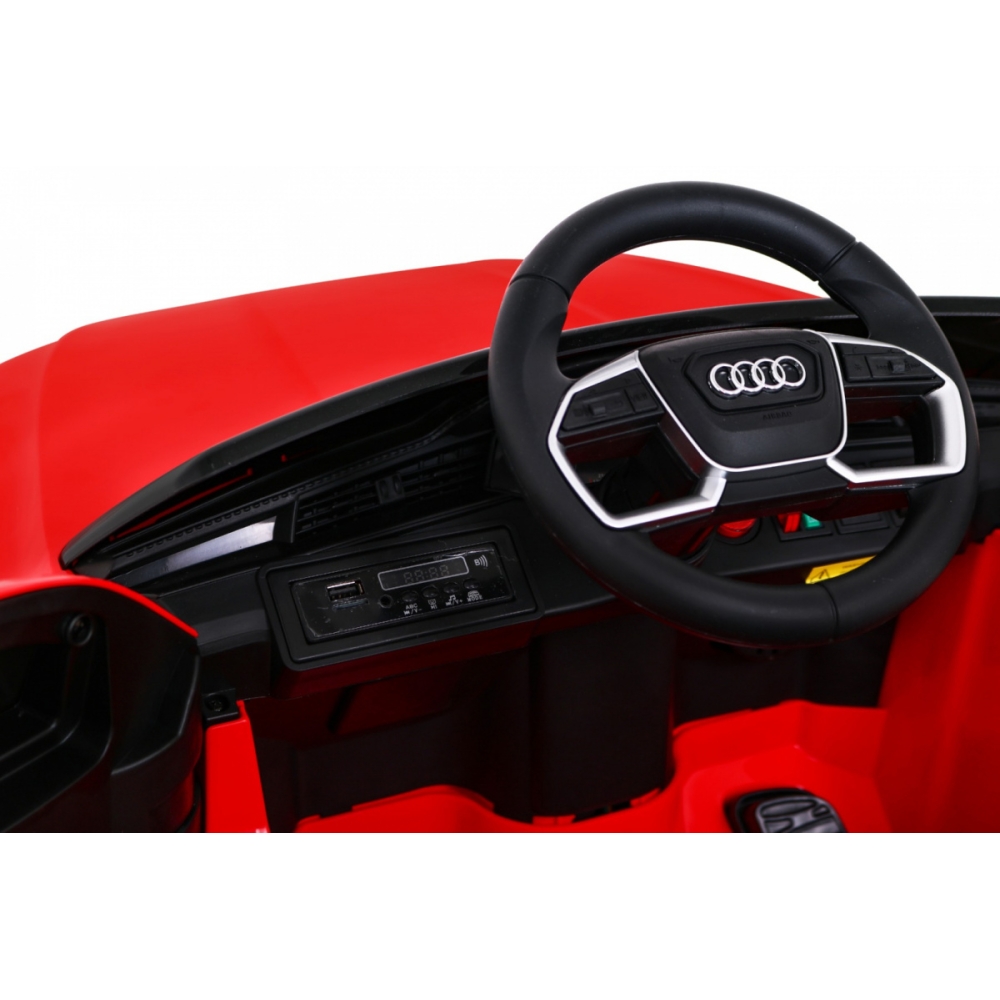Elektromobilis Audi E-Tron Sportback 4x4, Red-Elektromobiliai vaikams, Mašinos-e-vaikas