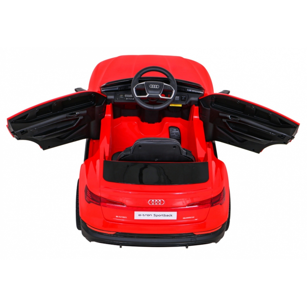 Elektromobilis Audi E-Tron Sportback 4x4, Red-Elektromobiliai vaikams, Mašinos-e-vaikas